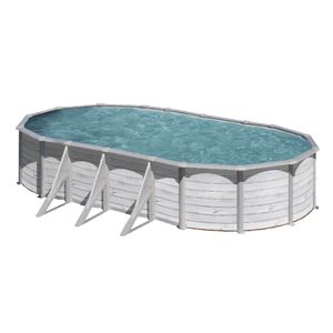 PISCINE ACIER 5,00X3,00 H 1,20 CERUSE