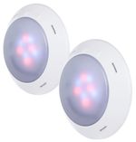 PROJECTEURS-X2-PLATS-LED-COULEURS---TELECOMMANDE-STANFOR