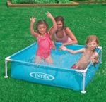 PISCINETTE-INTEX-METAL-FRAME-JUNIOR-122-X-122