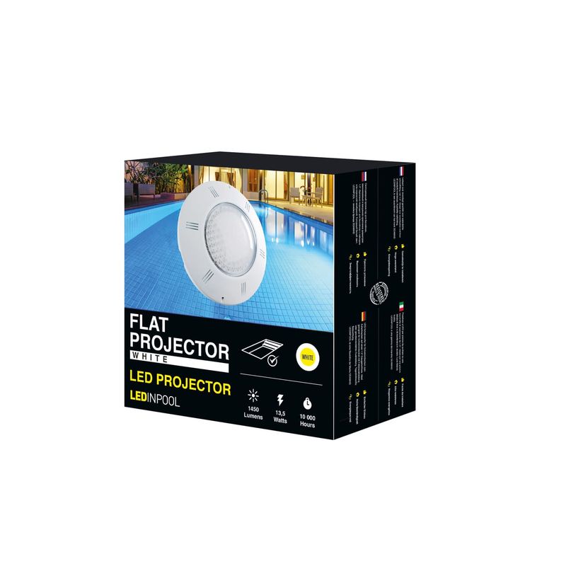 PROJECTEUR-PLAT-LED-BLANCHE-135W-LEDINPOOL-BY-SEAMAID