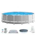 PISCINE-INTEX-PRISM-457X122-GRISE