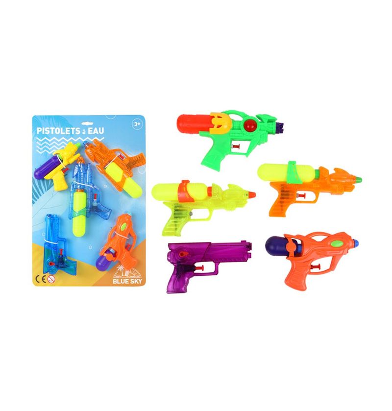 PISTOLET-A-EAU-ASSORTIMENT-X-5