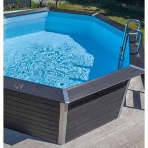 STRUCTURE PISCINE COMPOSITE OPERA 4.00H X 1.20M AVEC ECLAIRAGE