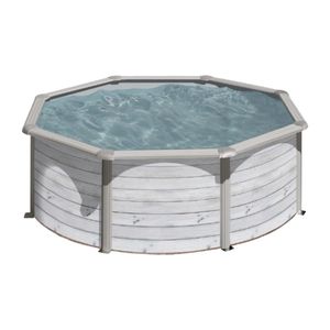 STRUCTURE ACIER 4,60 H 1,20 CERUSE