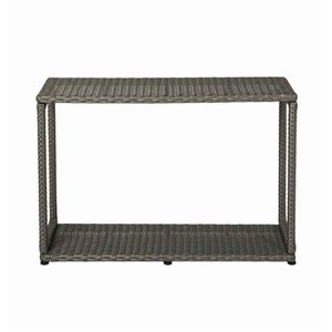 UNITE DE RANGEMENT OUVERTE EN OSIER POUR SPA CARRE 6 PIECES