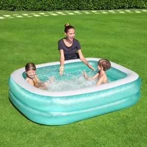 PISCINE GONFLABLE FAMILIALE TRANSLUCIDE 201X150X51 CM