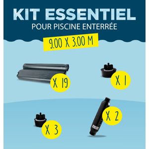 KIT HIVERNAGE PISCINE ENTERRE 9,00X3,00