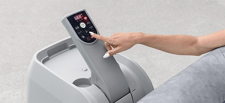 Panneau digital facile d'accès sur le bloc de commande