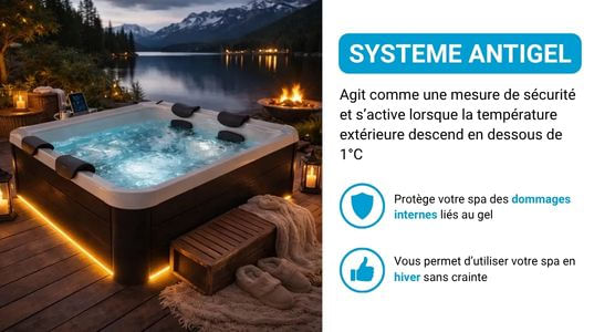 Système Anti Gel : utilisez votre spa Oslo toute l'année