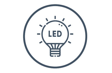 Voyant LED pour indiquer le niveau de charge
