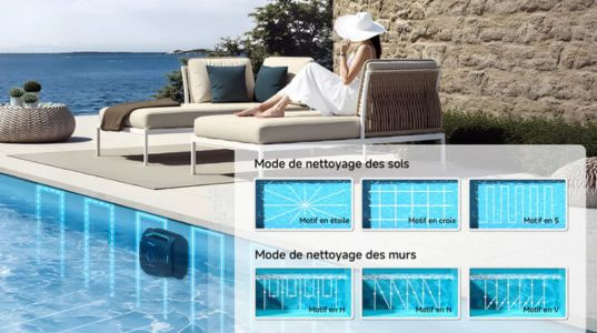 Déplacement intelligent du robot wybot C2